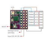 Hot Sales Happy model ExpressLRS ELRS EPW6 TCXO 2,4 GHz 6CH PWM Signal EPW5 Verbessert Geeignet für RC Starr flügel Quadcopter DIY